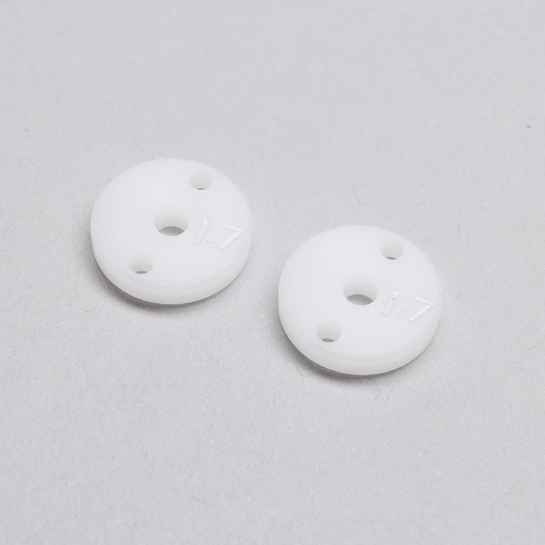 TLR Machined Shock Pistons, 2.3mm, 2 x 1.7mm, G3 (2)