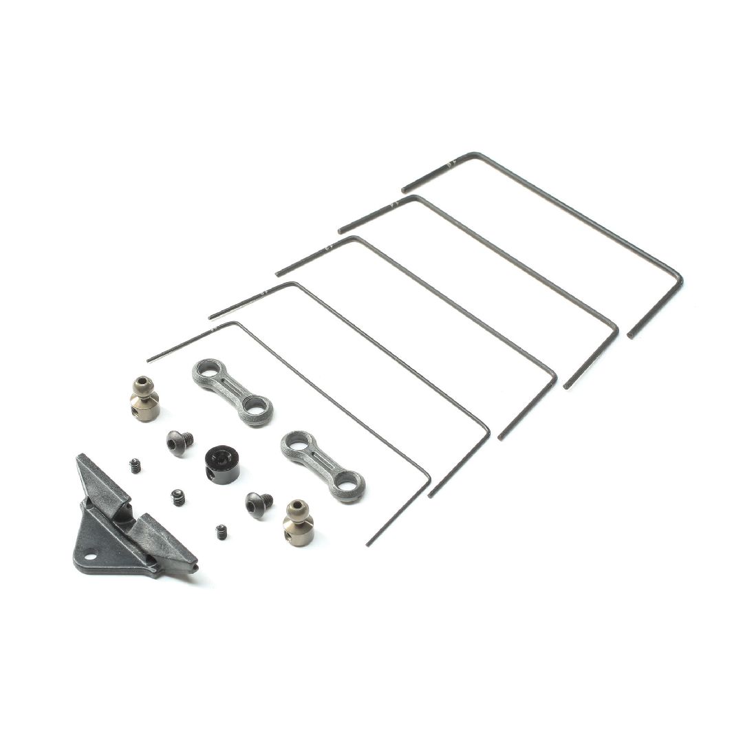 TLR Front Sway Bar Set: 22 5.0