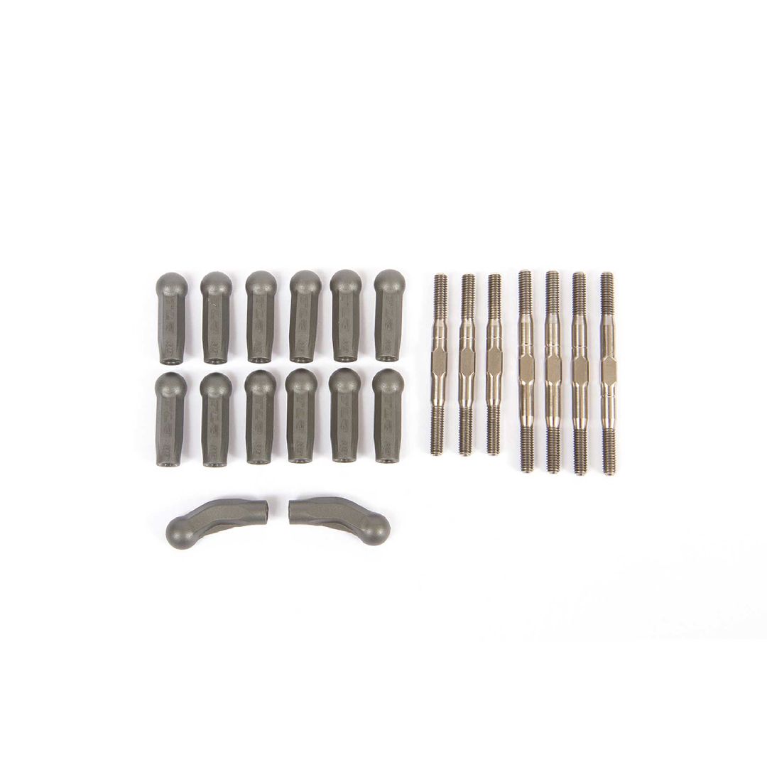 TLR HD Turnbuckle Kit, Titanium: 22X-4