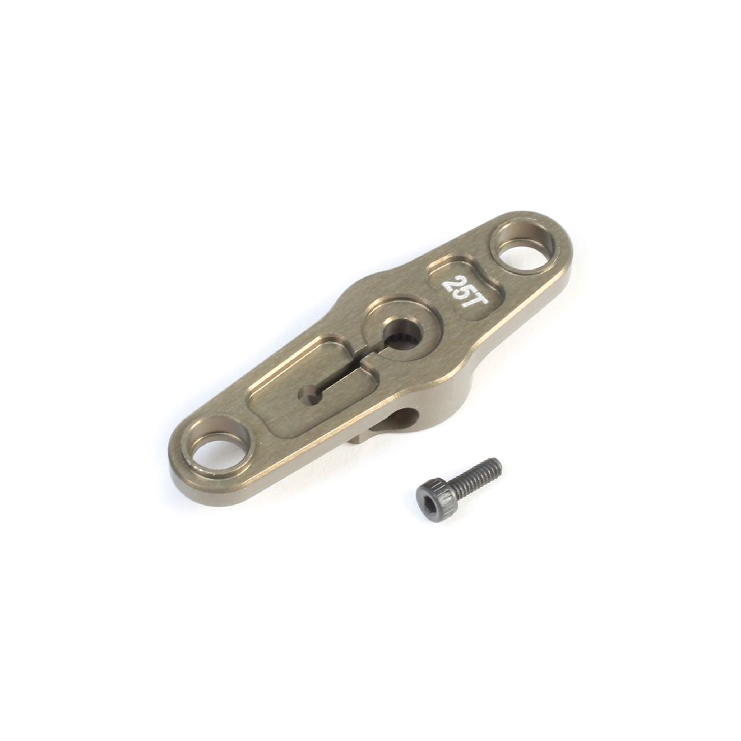TLR Aluminum Servo Horn, Throttle, 25T: 8X