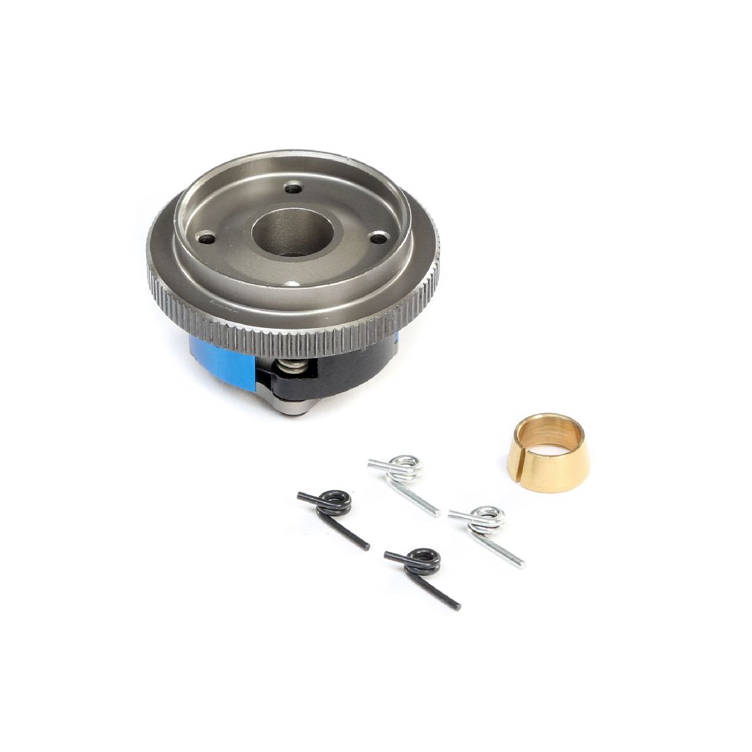 TLR Prebuilt Clutch, 4 Shoe, Ha Alum: 8X