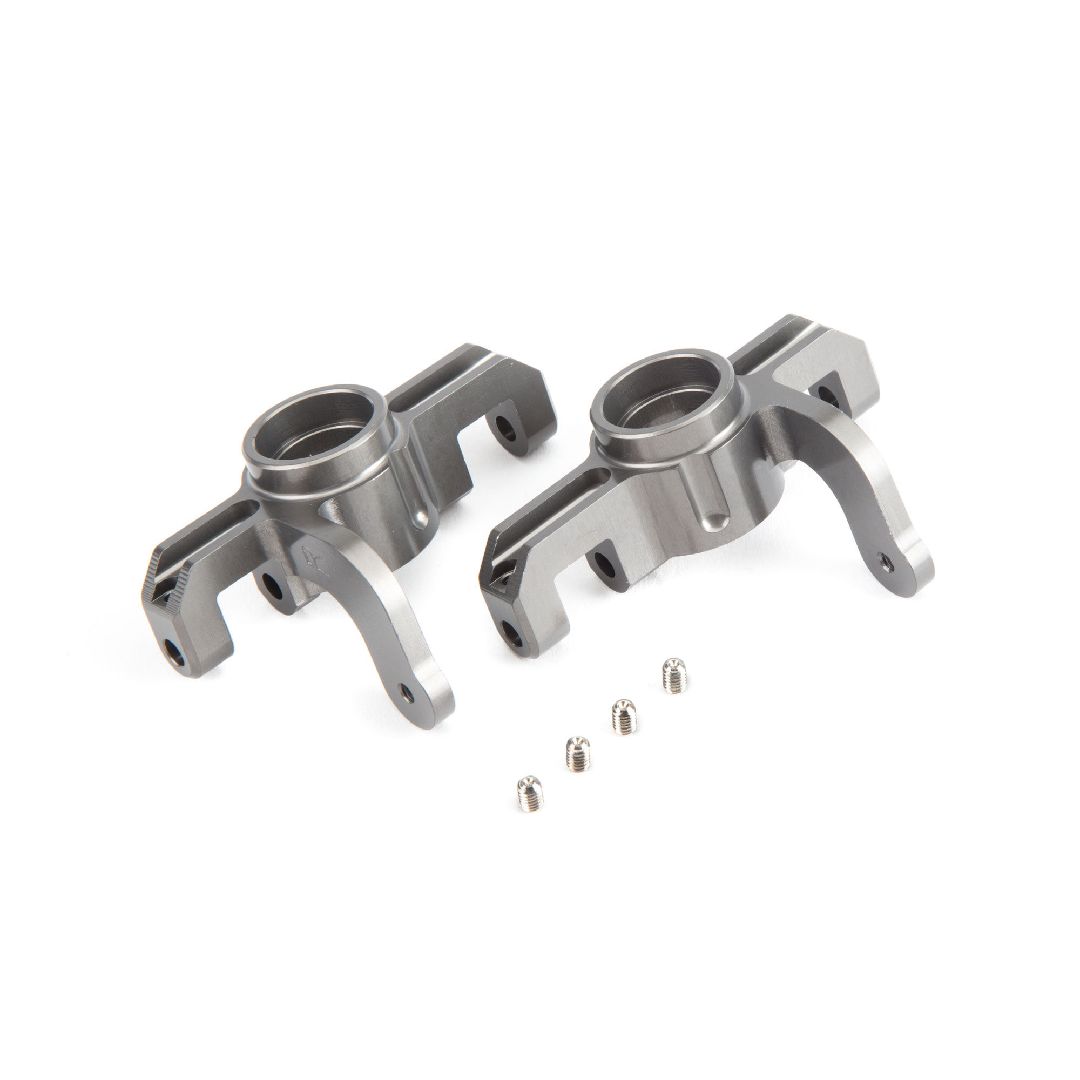 TLR Aluminum Front Spindle Set: 8IGHT/T/E 4.0
