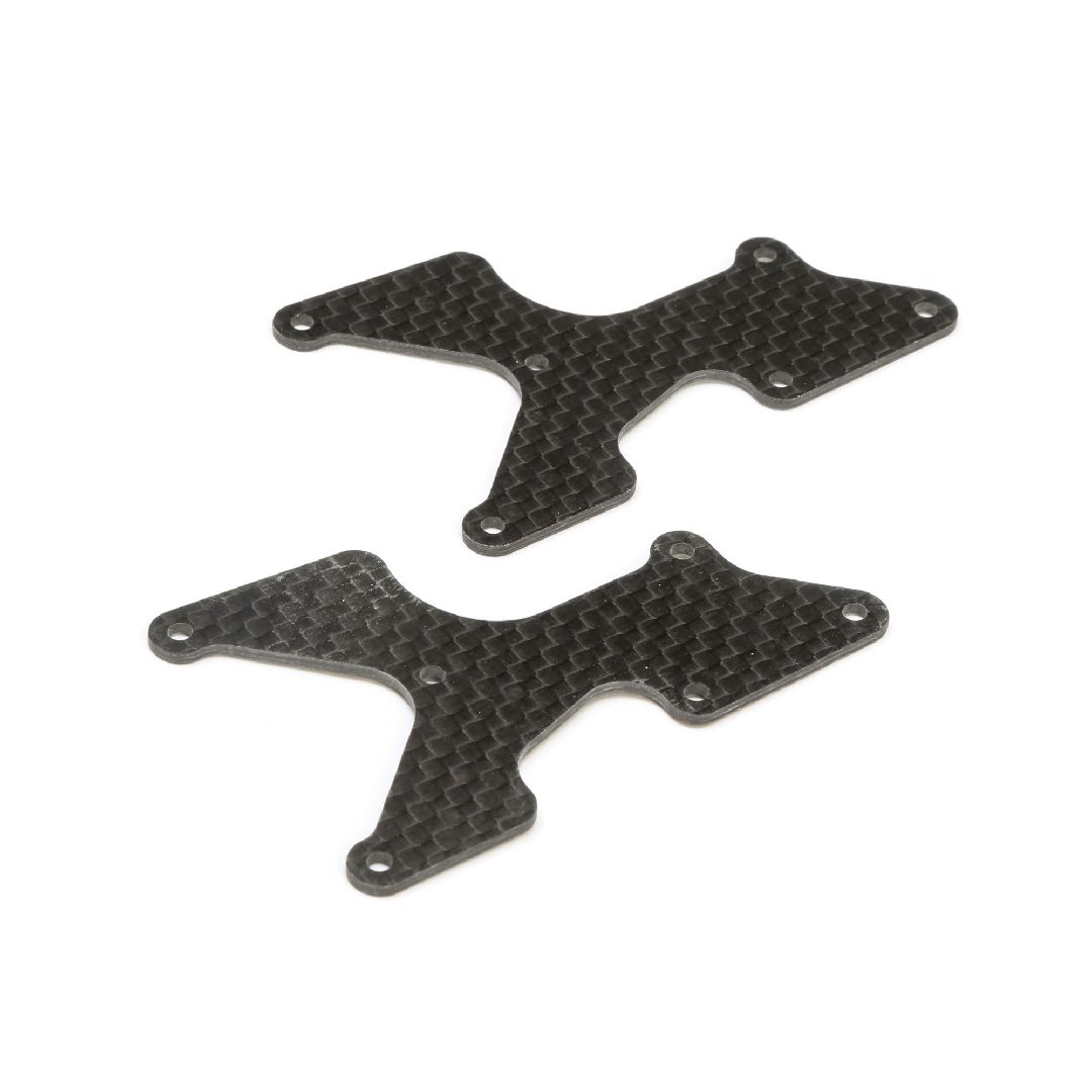 TLR Rear Arm Inserts, Carbon: 8X