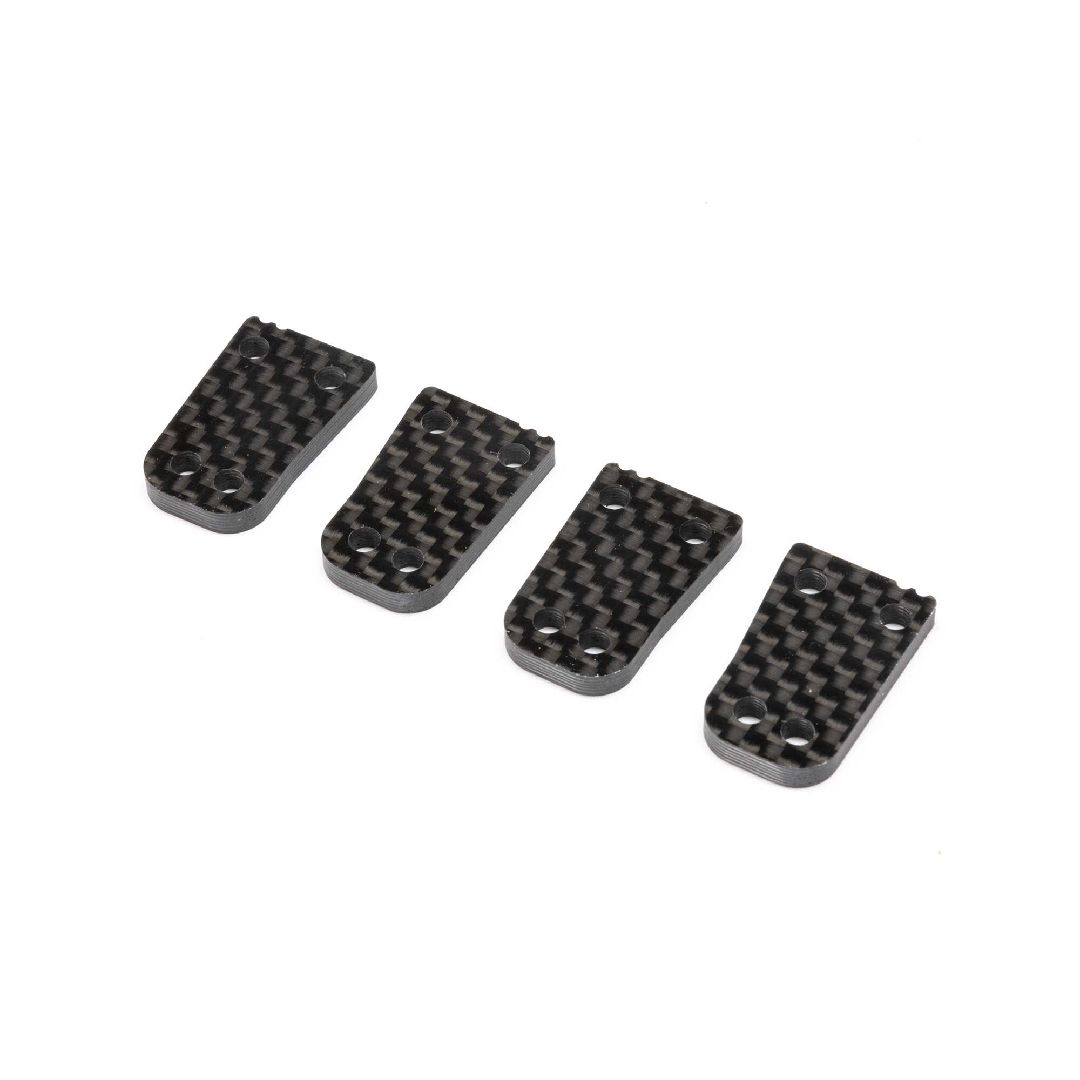 TLR Rear Hub, C Plate, Carbon: 8X, 8XE 2.0