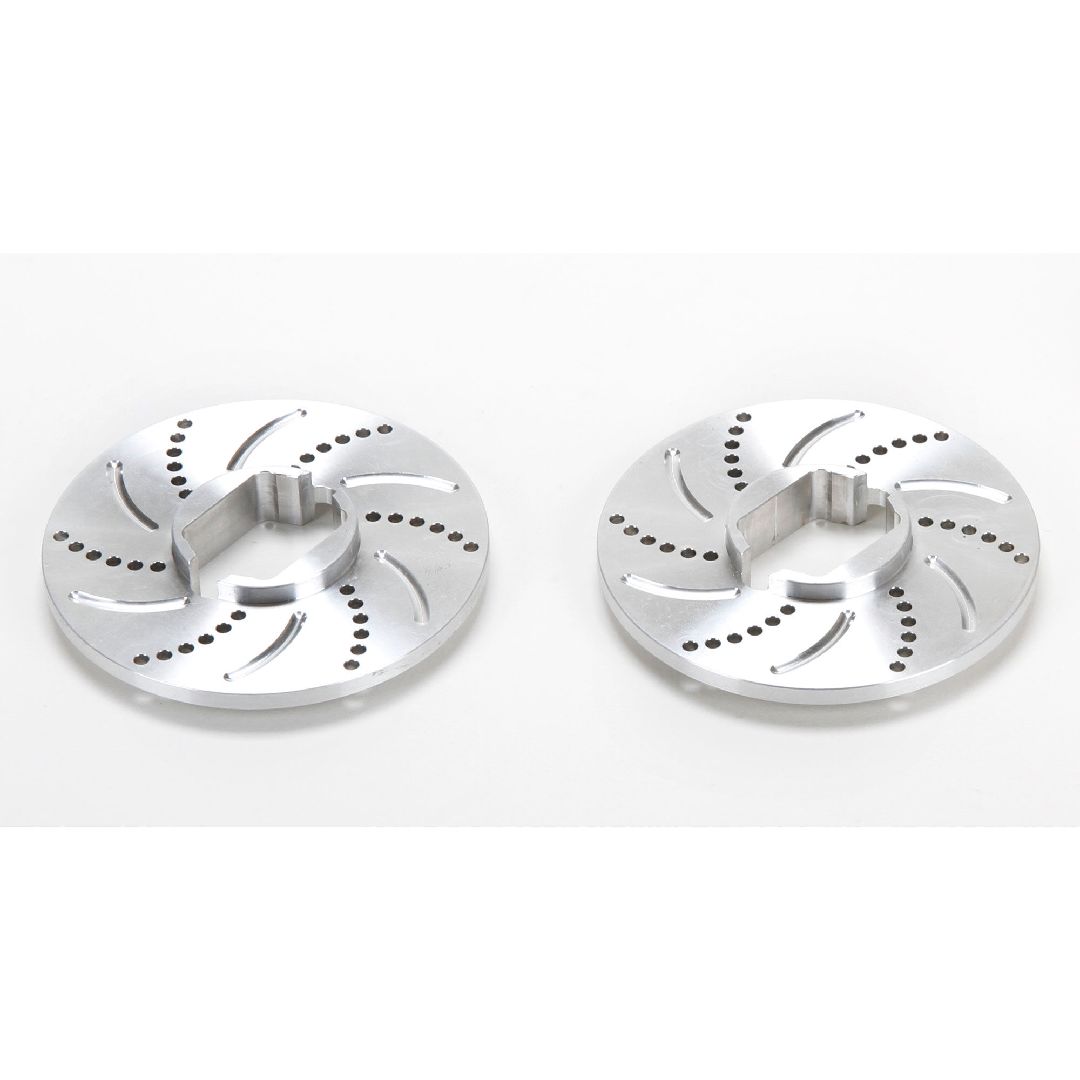 TLR Brake Disc, Wide Base, Al (2): 5T, MINI WRC