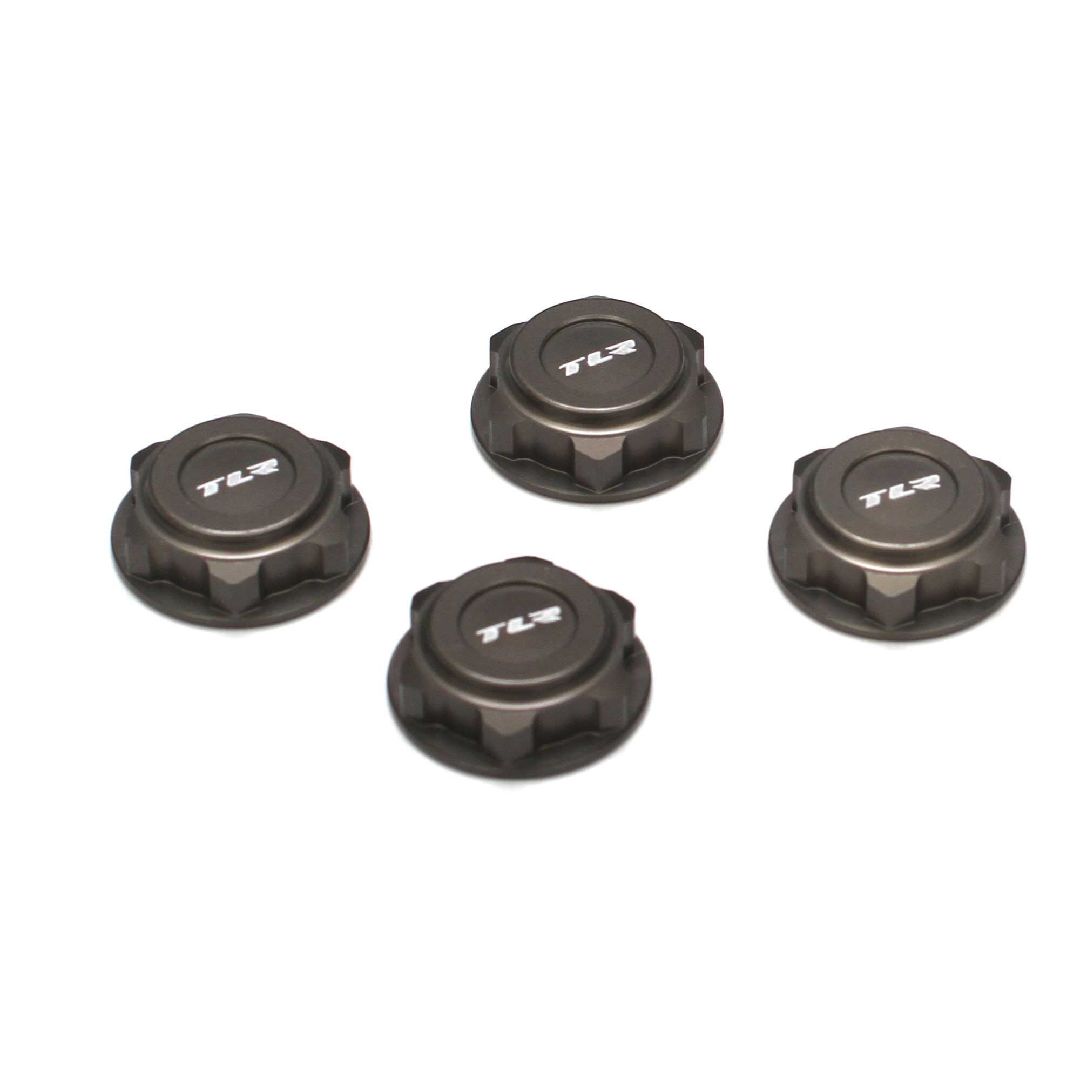 TLR Covered 17mm Wheel Nuts, Alum: 8B/8T 2.0