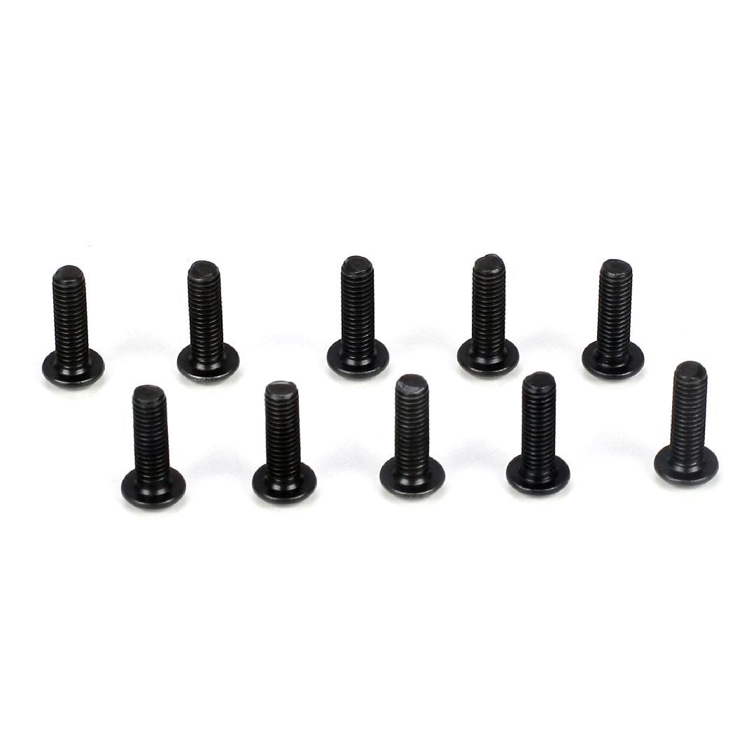TLR Button Head Screws, M3 x 10mm (10)