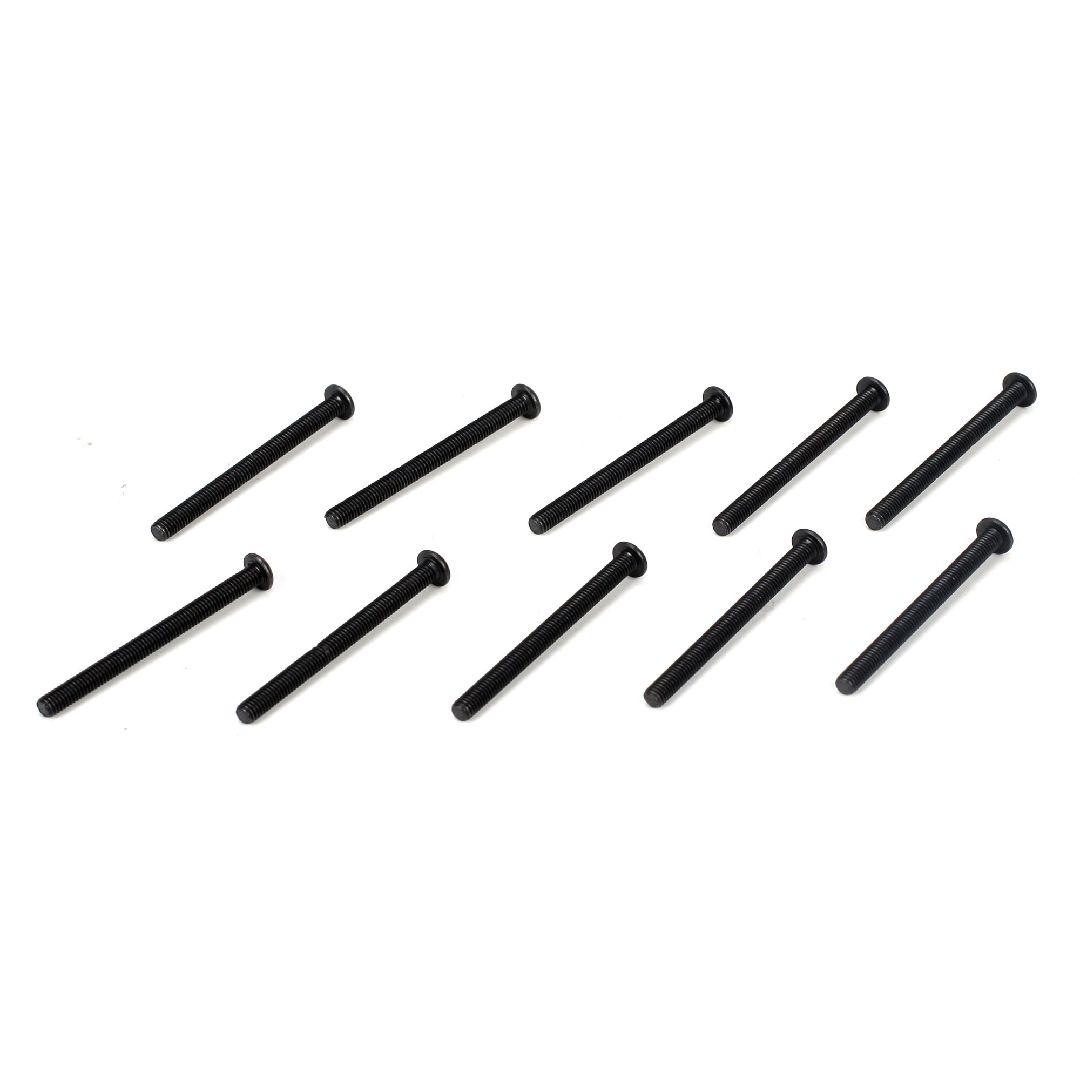 TLR Button Head Screws, M3 x 35mm (10)
