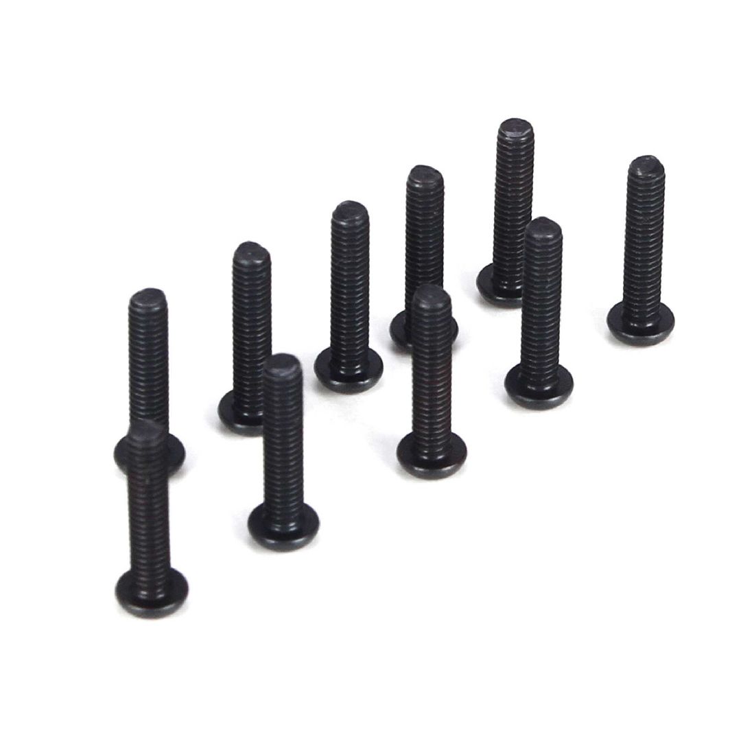 TLR Button Head Screws, M2.5 x 12mm (10)