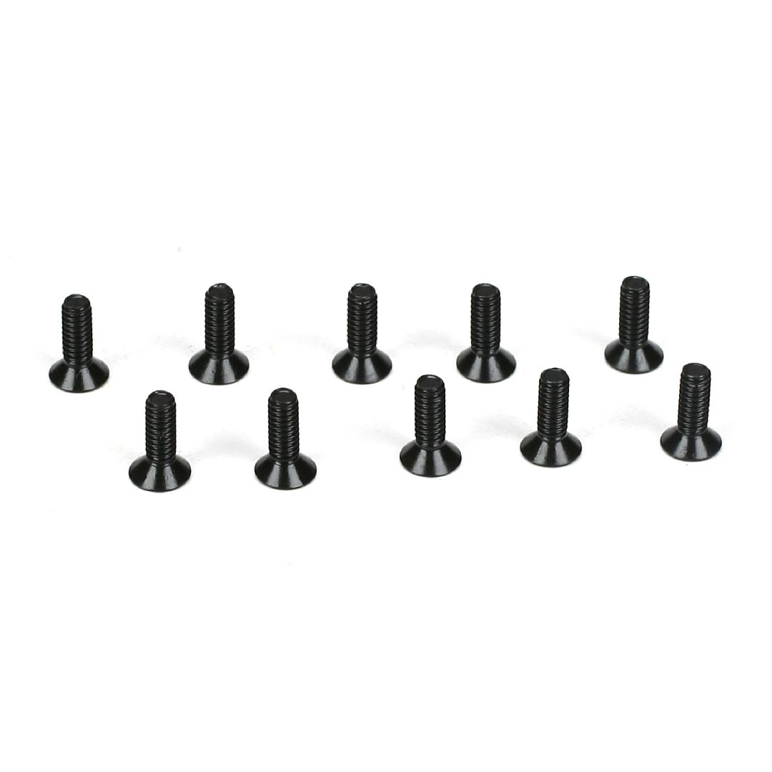 TLR Flathead Screws, M2 x 6mm (10)