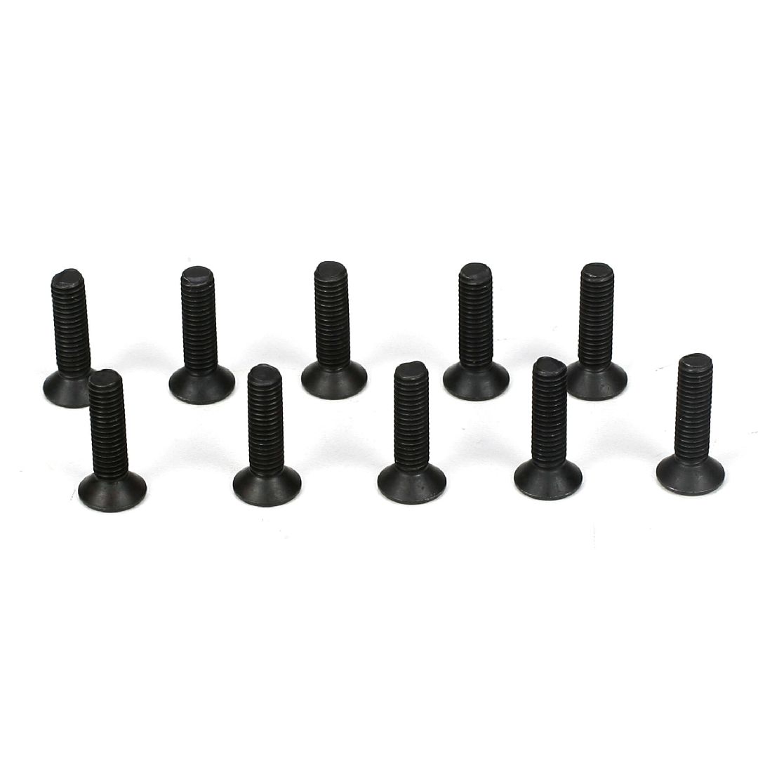 TLR Flathead Screw, M3 x 12mm (10)