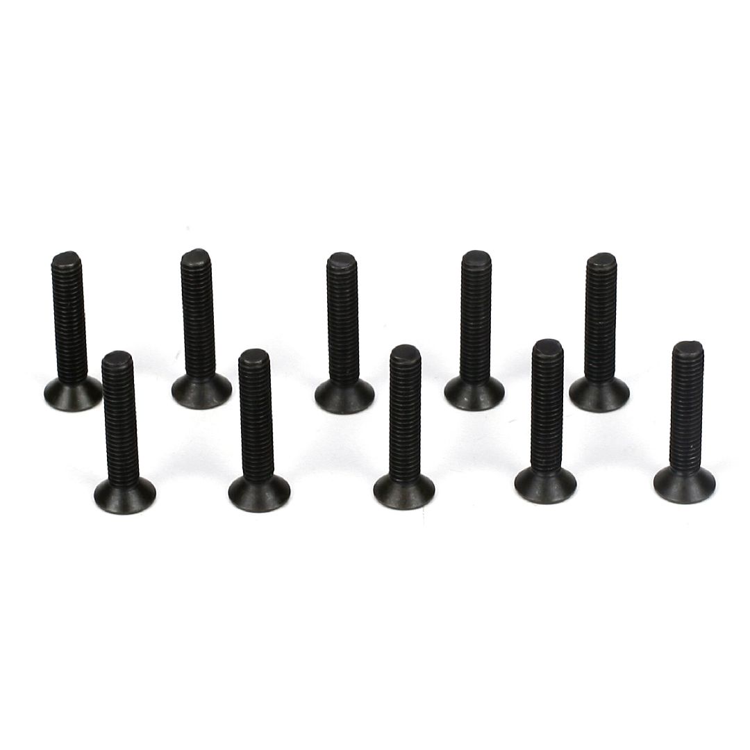 TLR Flathead Screw, M3 x 16mm (10)