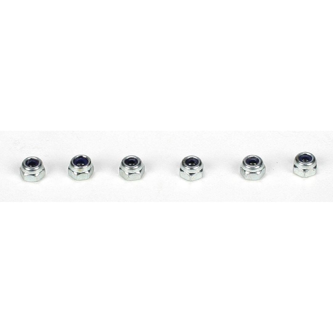 TLR Locknut, M2.5 x .45 x 5mm (6)