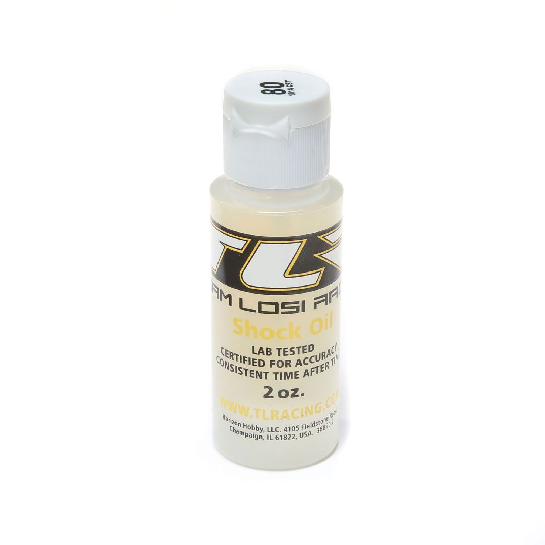 TLR Silicone Shock Oil, 80WT, 1014CST, 2OZ TLR Silicone Shock Oil, 80WT, 1014CST, 2OZ