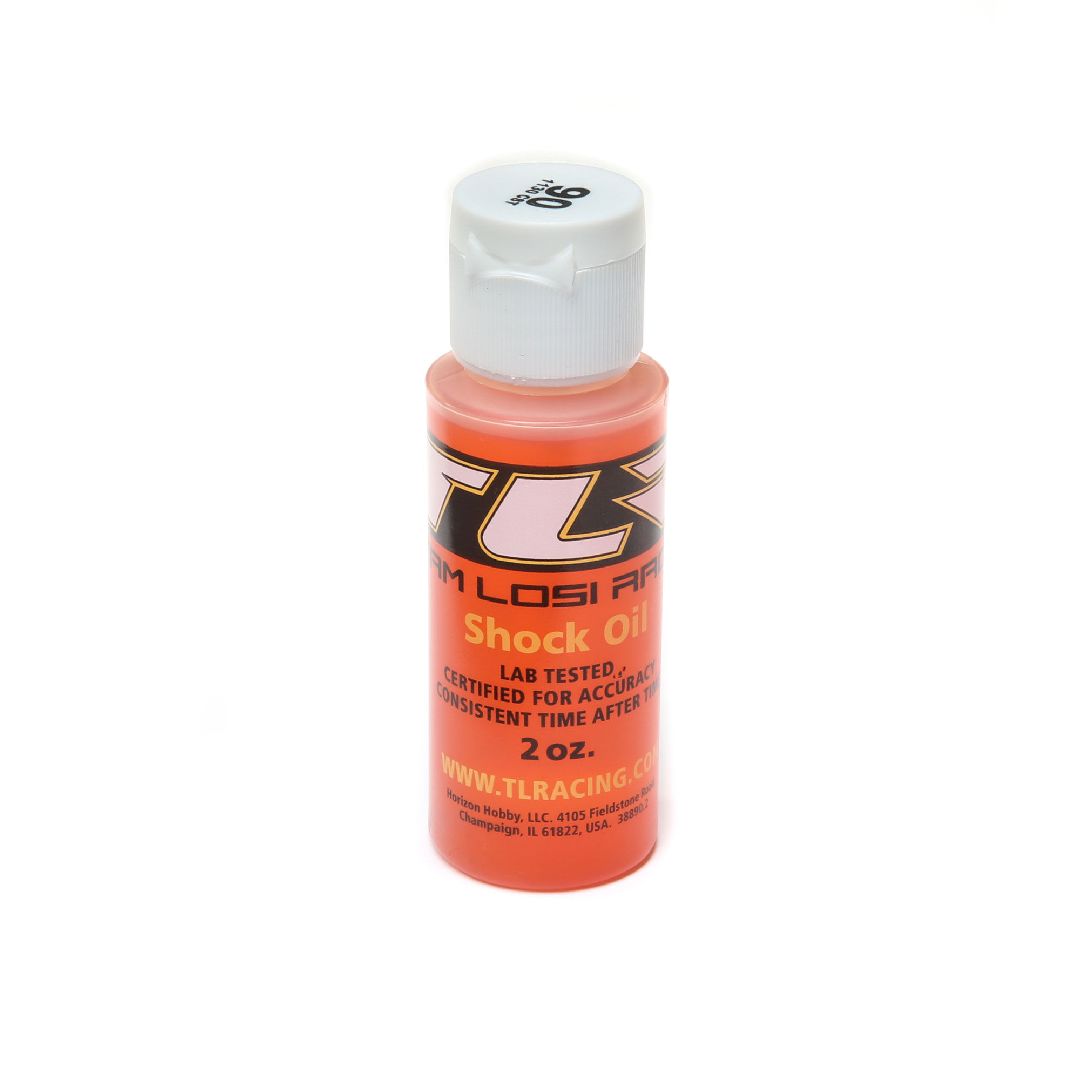 TLR Silicone Shock Oil, 90WT, 1130CST, 2OZ TLR Silicone Shock Oil, 90WT, 1130CST, 2OZ