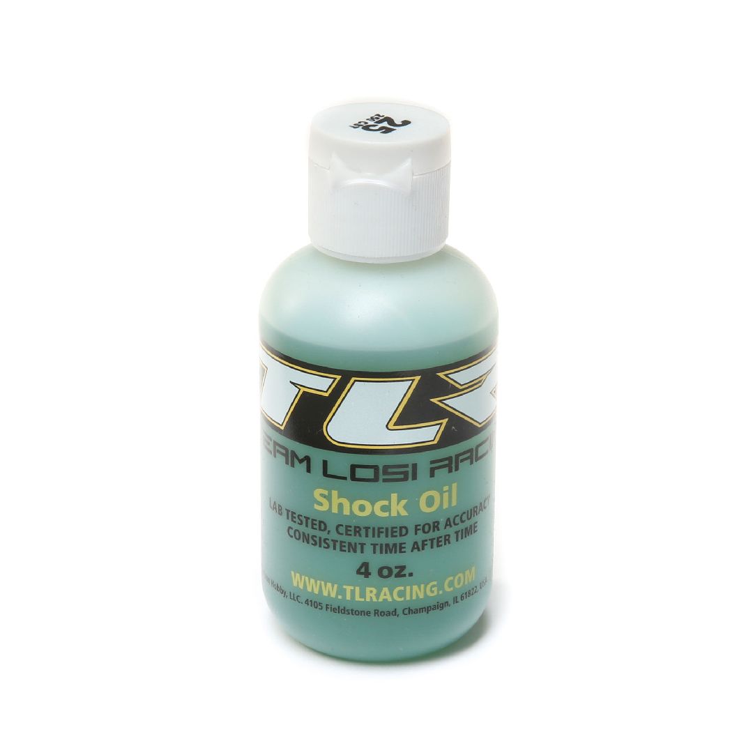 TLR Silicone Shock Oil, 25WT, 250CST, 4OZ