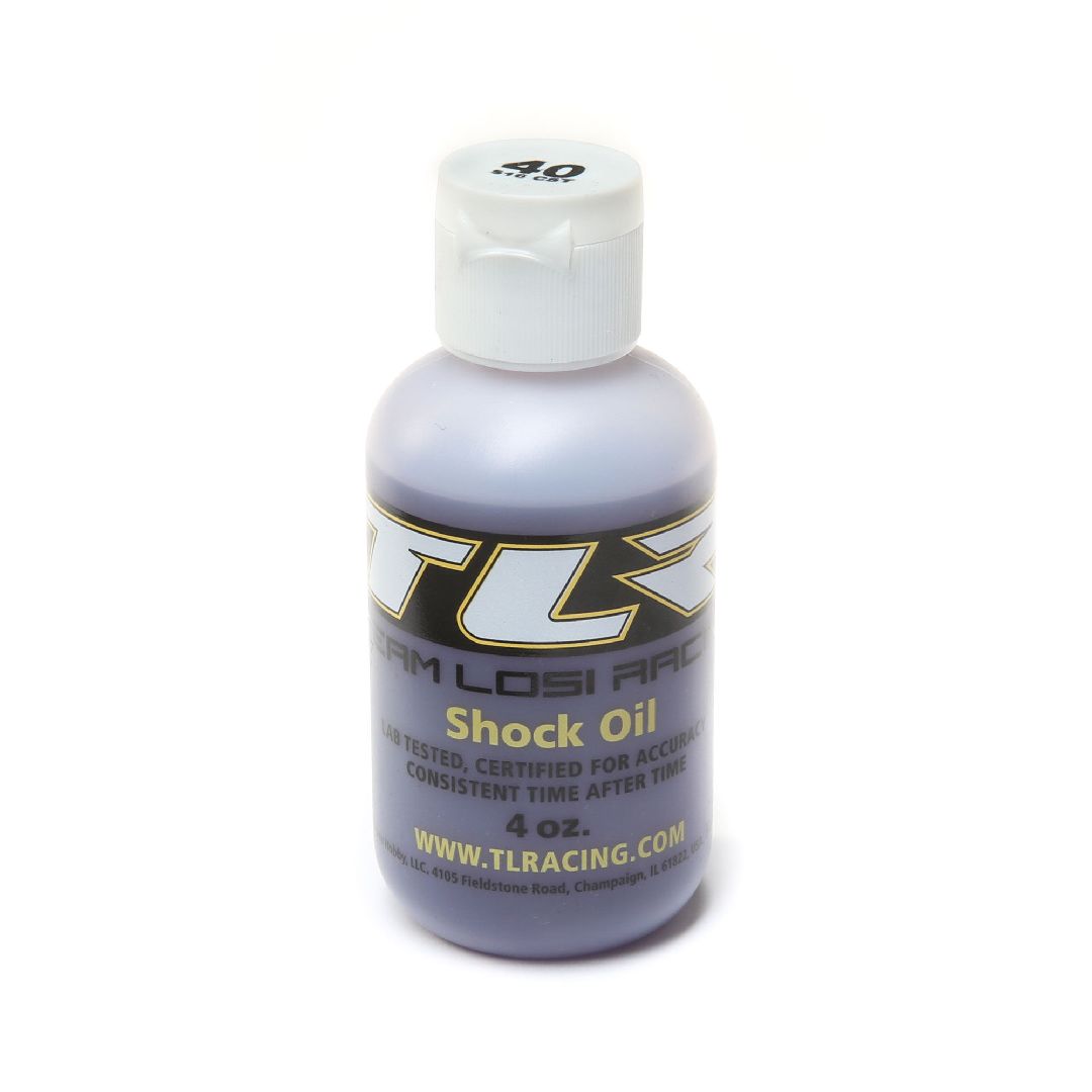 TLR Silicone Shock Oil, 40WT, 516CST, 4OZ
