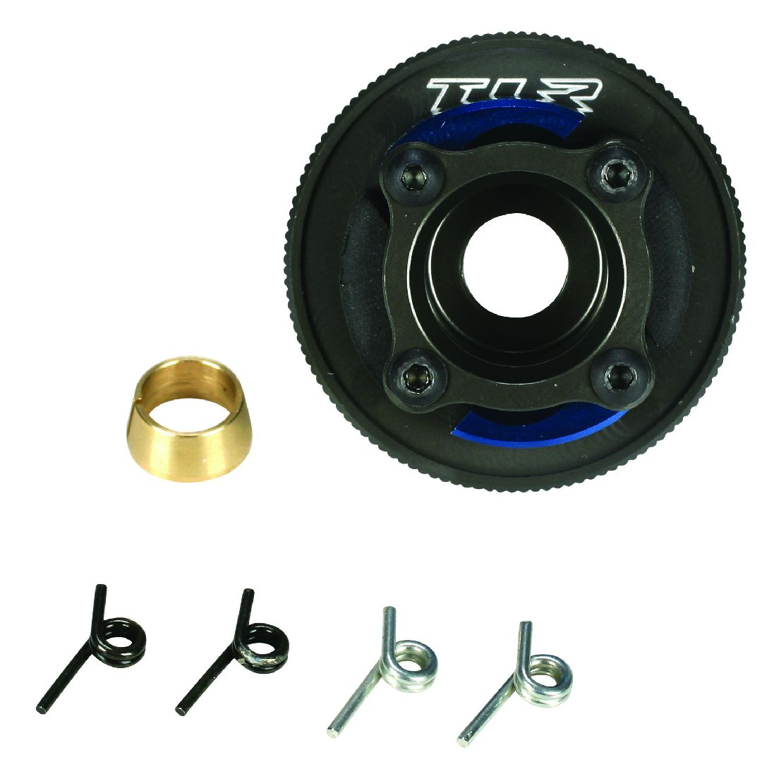 TLR Prebuilt Clutch, 4 Shoe, HA Aluminum: 8B, 8T