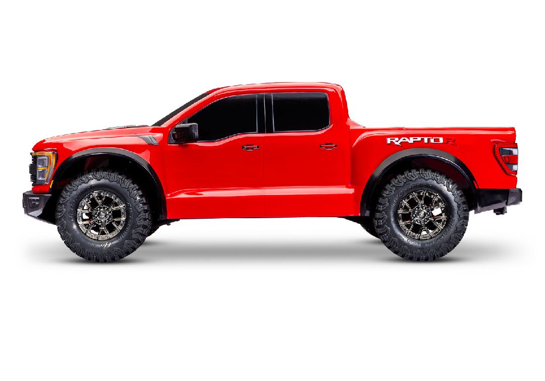 Traxxas Ford Raptor R w/ Brushless VXL-3s ESC - Red - Click Image to Close