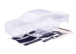 Traxxas Body, Ford Raptor R (Clear)/ Window Masks/ Decal Sheets - Click Image to Close