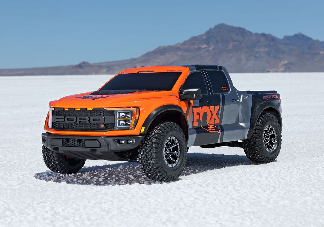 Traxxas 1/10 Ford Raptor R VXL Brushless 4x4 RTR - Fox2 - Click Image to Close