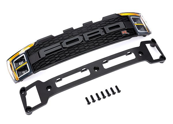 Traxxas Grille/ Grille Mount/ 3x10 BCS (7) (Fully Assembled) - Click Image to Close