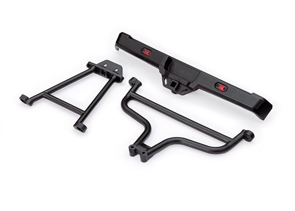 Traxxas Rear Bumper & Mounts (Upper & Lower)(Fits Ford Raptor R) - Click Image to Close