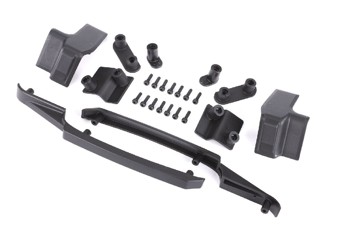 Traxxas Body reinforcement set, black/ skid pads (roof)