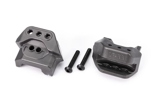 Traxxas Shock mount, lower (extended travel, left & right/ 3x18mm BCS (2)