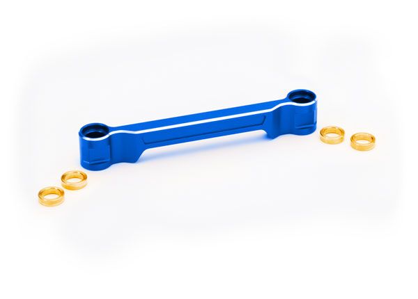 Traxxas Draglink, steering, 6061-T6 aluminum (blue-anodized) - Click Image to Close