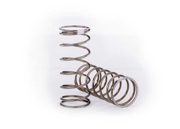 Traxxas Springs, shock (natural finish) (GT-Maxx) (1.150 rate, white stripe) (2)