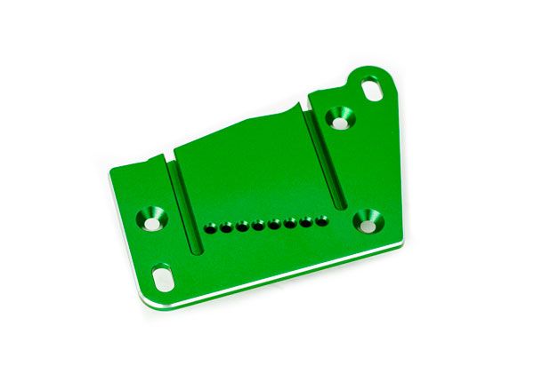 Traxxas Motor mount cap, 6061-T6 aluminum (green-anodized) - Click Image to Close