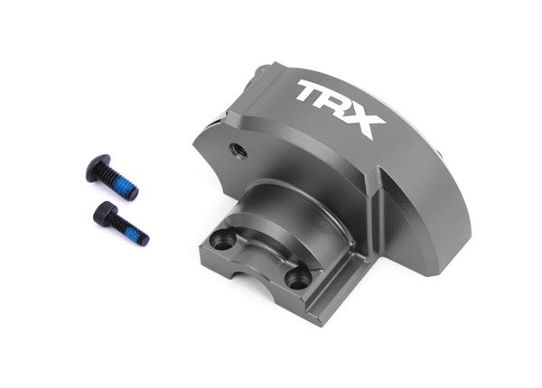Traxxas Cover, gear (gray-anodized 6061-T6 aluminum) - Click Image to Close