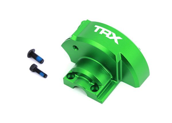Traxxas Cover, gear (green-anodized 6061-T6 aluminum) - Click Image to Close