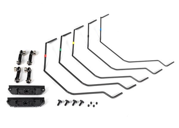 Traxxas Sway bar kit, Maxx Slash (front and rear) (includes front and rear sway bars and linkage)