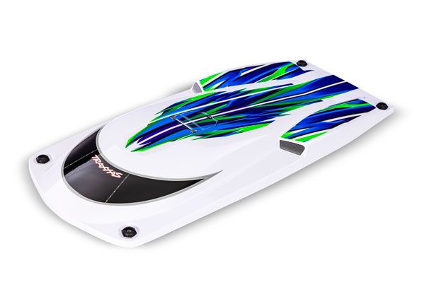 Traxxas Hatch, Spartan SR, green graphics (fully assembled) - Click Image to Close