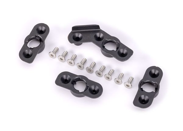 Traxxas Hatch mounts (4)/ 3x8mm CCS (stainless) (9)
