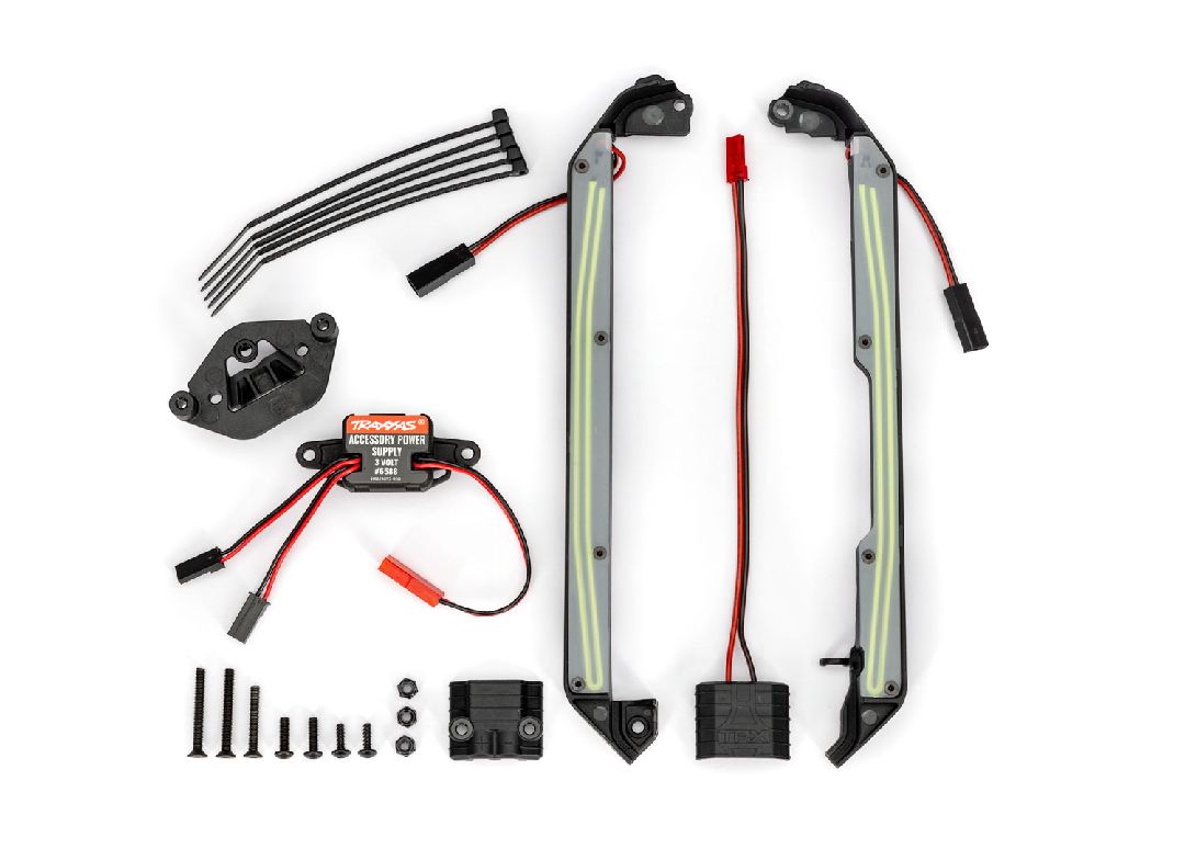Traxxas LED light set, green, complete (underbody) (fits 4-Tec 2.0 or 4-Tec Drift)