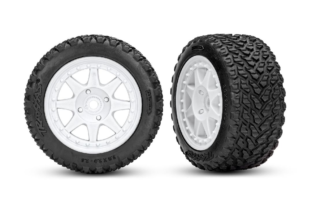 Traxxas 1/16 RS200 Mini Rally VXL-3S 4x4 RTR - White (B&C Incl)