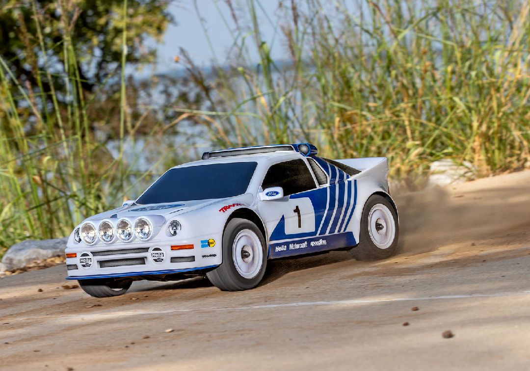 Traxxas 1/16 RS200 Mini Rally VXL-3S 4x4 RTR - White (B&C Incl)