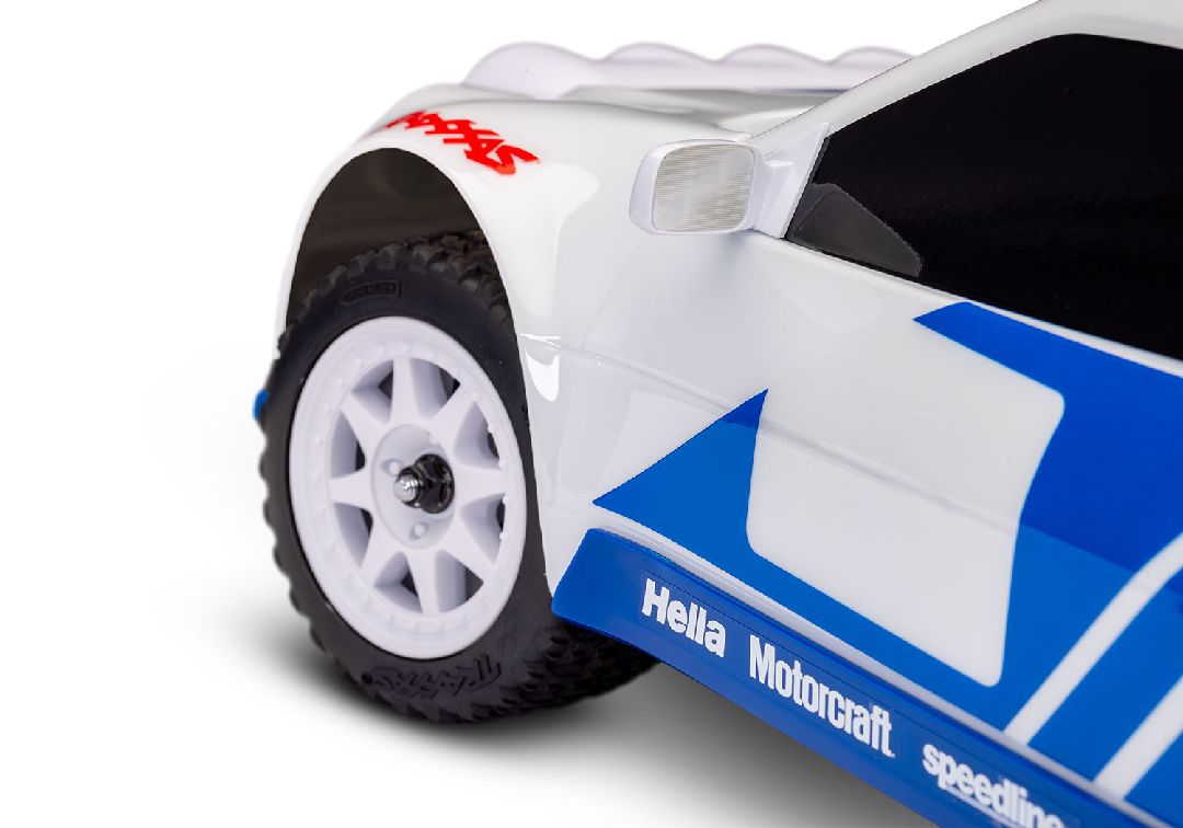 Traxxas 1/16 RS200 Mini Rally VXL-3S 4x4 RTR - White (B&C Incl)