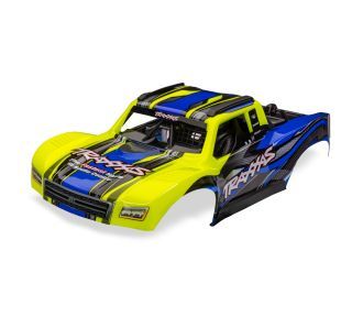 Traxxas Body, Mini Slash 4X4, complete (yellow)(decals applied)