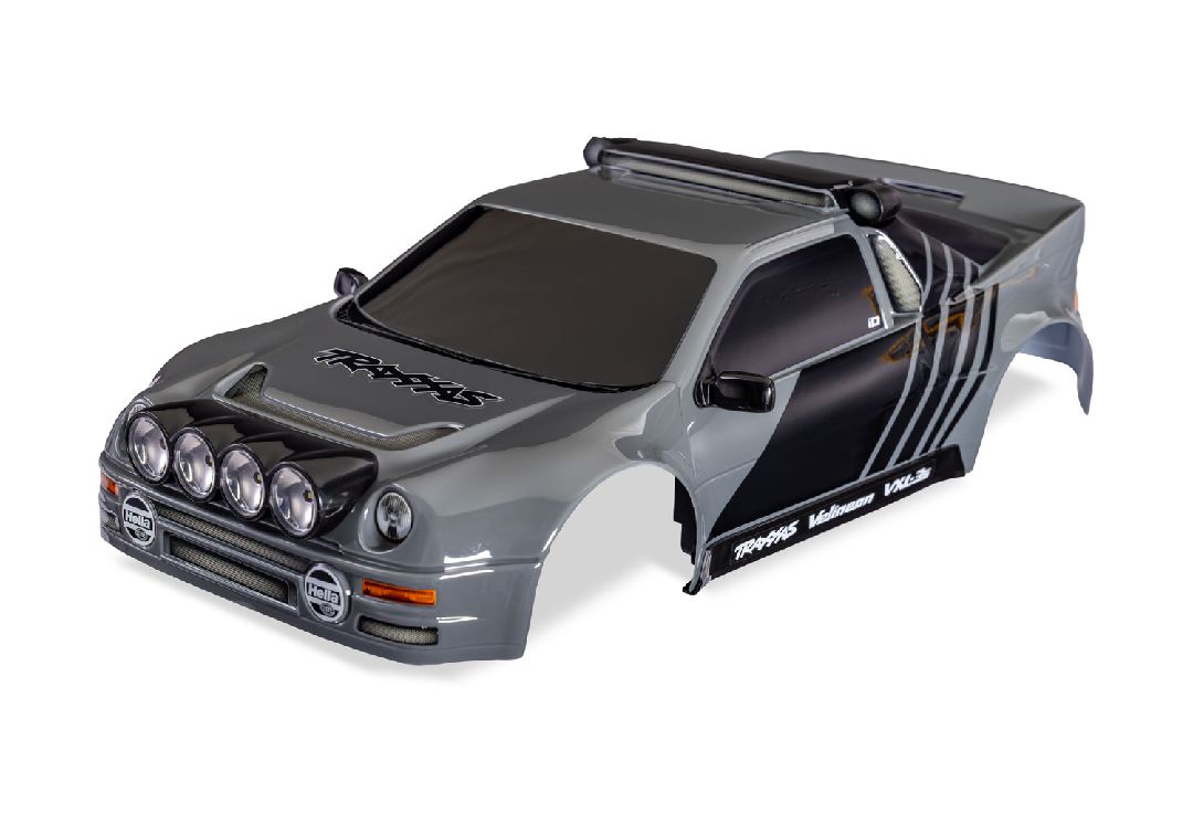Traxxas Body, Ford RS200, complete (Gray) (decals applied)