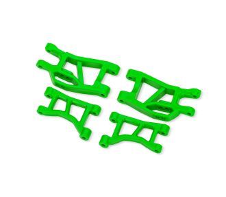 Traxxas Suspension arms, front, green (narrow) (4)