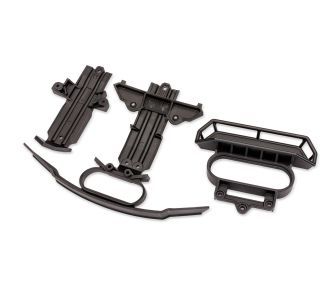 Traxxas Skid plate, front (1)/ rear (1)/ bumper, rear (1)