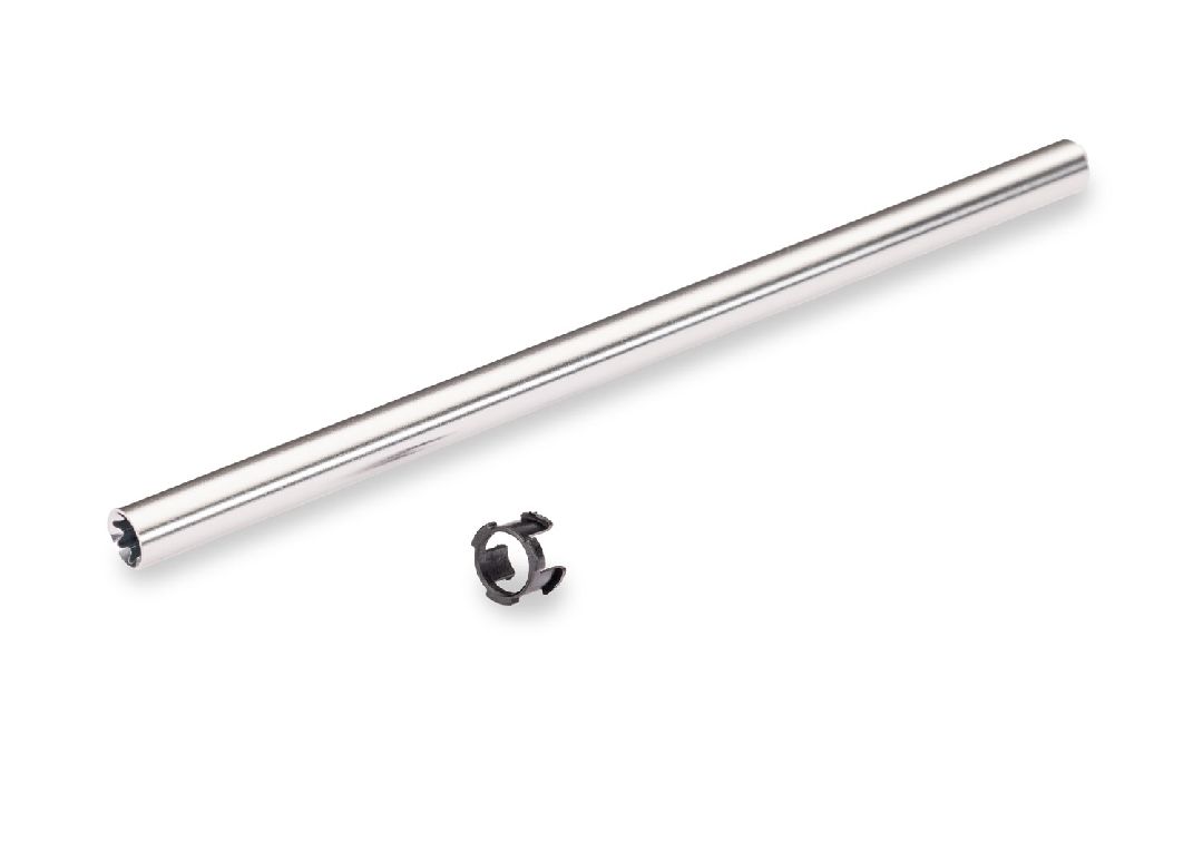Traxxas Driveshaft, center, 6061-T6 aluminum (clear-anodized)