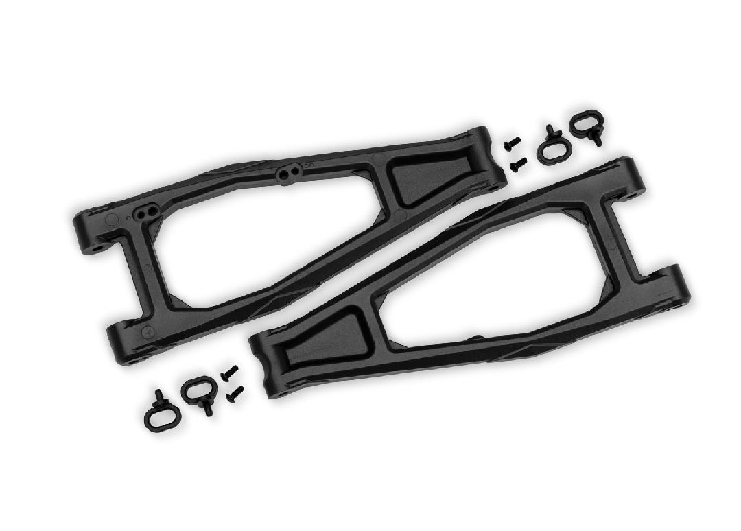 Traxxas Sand Car Black Upper Front HD Suspension Arms (L&R)