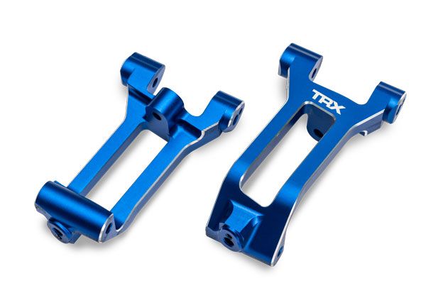 Traxxas Caster blocks (c-hubs), 6061-T6 aluminum (blue)