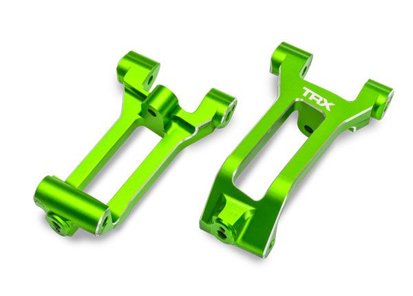 Traxxas Caster blocks (c-hubs), 6061-T6 aluminum (green)