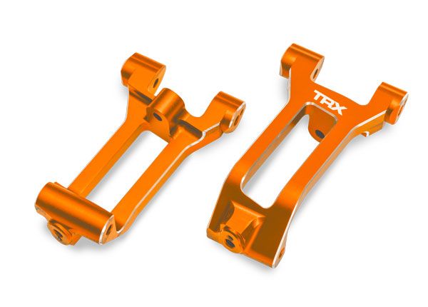 Traxxas Caster blocks (c-hubs), 6061-T6 aluminum (orange)